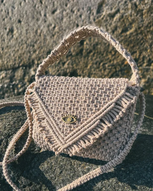 Madreselva • Macrame Shoulder Bag - Image 4