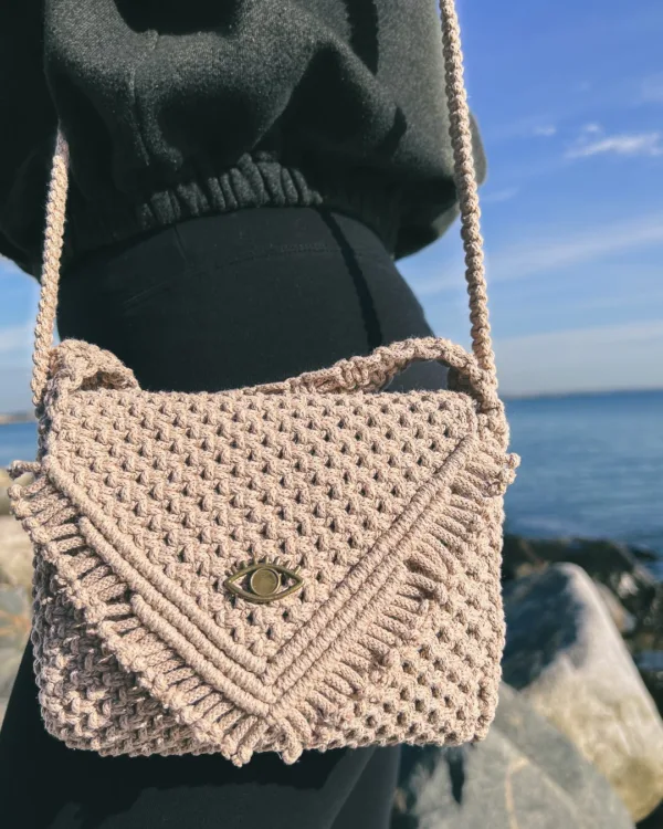 Madreselva • Macrame Shoulder Bag - Image 3
