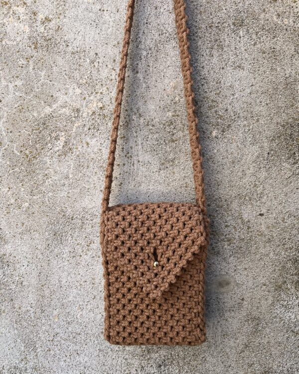Tara • Macrame Mini Bag | With Card Pocket - Image 2