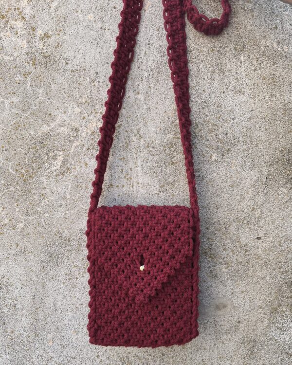 Tara • Macrame Mini Bag | With Card Pocket