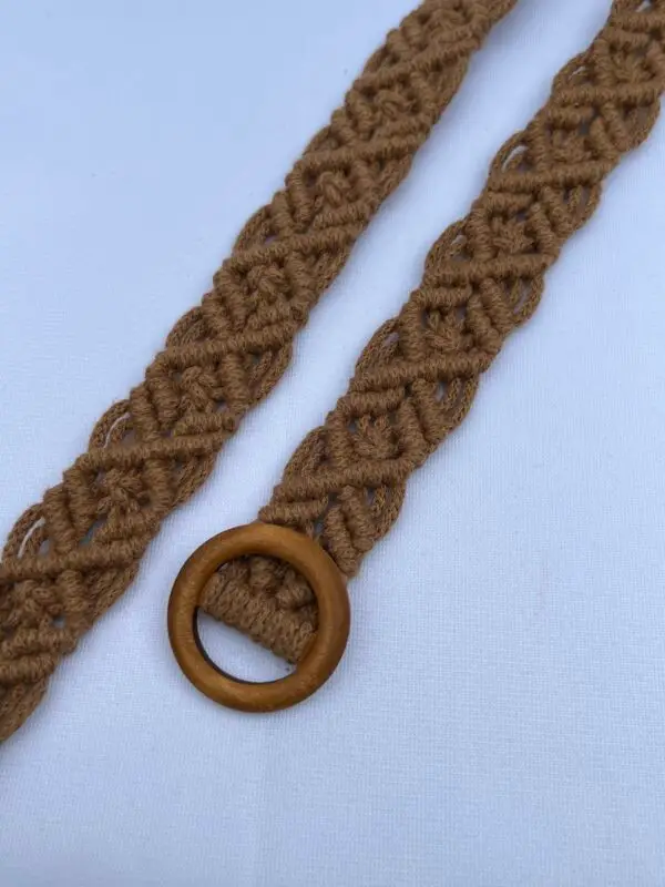 Delia • Macrame Belt | Braided Belt - Image 6