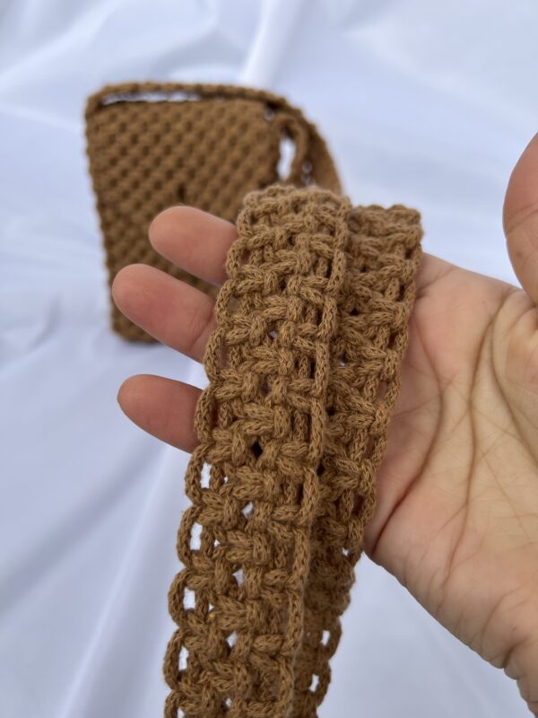 Tara • Macrame Mini Bag | With Card Pocket - Image 12