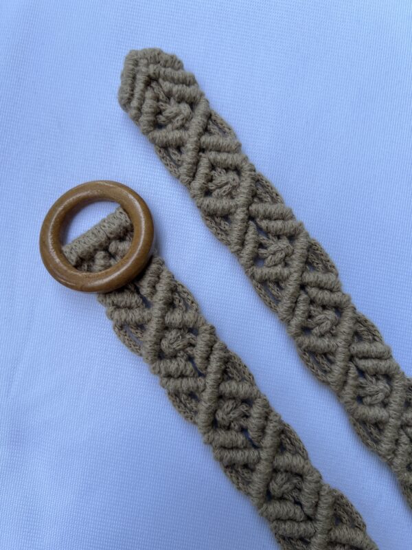 Delia • Macrame Belt | Braided Belt - Image 9