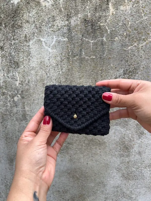 Talia • Macrame Card Wallet | Pouch - Image 5
