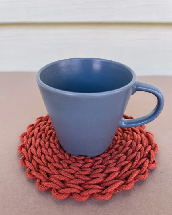 Mitra • Macrame Surface Support | Coaster - Image 6