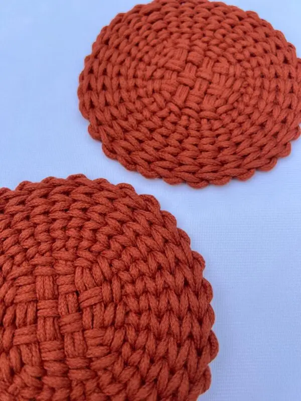 Mitra • Macrame Surface Support | Coaster - Image 3
