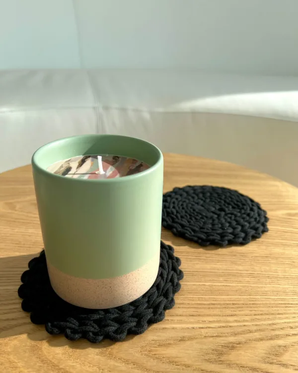Mitra • Macrame Surface Support | Coaster - Image 7
