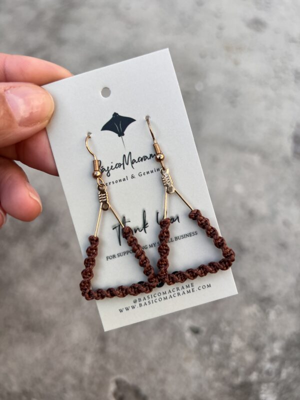 Isis • Triangle Earrings - Image 2