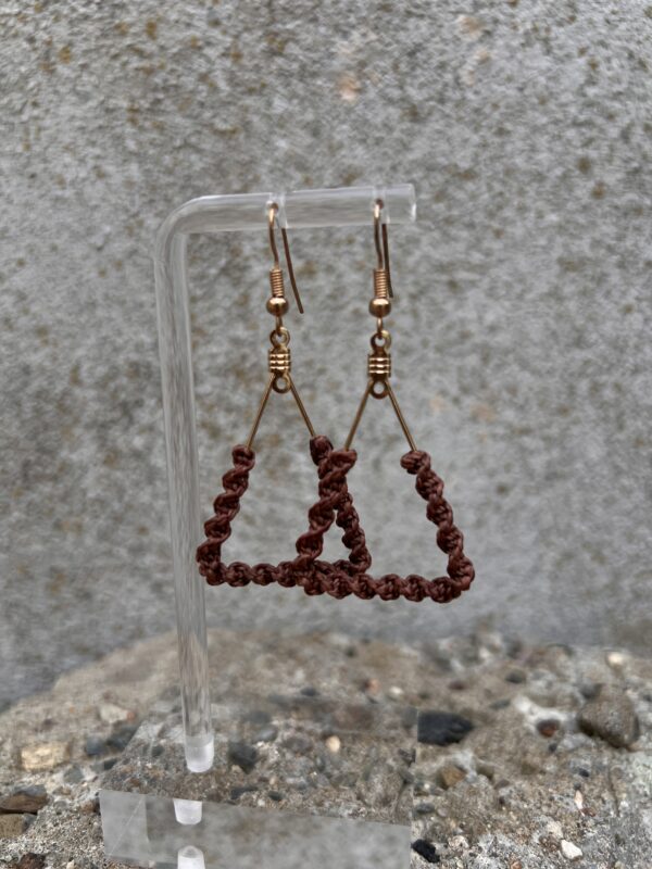 Isis • Triangle Earrings - Image 4